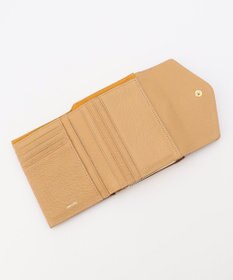 UNBILLION ペルケ perche トリミング配色外ガマ二つ折り財布