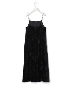 ICB 【洗える】 シアーベルベット キャミソールワンピース
