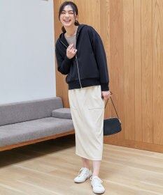 ANY L カットジョーゼットベイカースカート