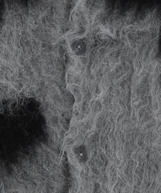 WEGO 【ユニセックス着用ITEM/MLサイズ展開】モヘアタッチパターンカーディガン