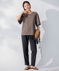 自由区 【WEB限定・洗える・XSサイズあり】シャドウサッカー カットソー