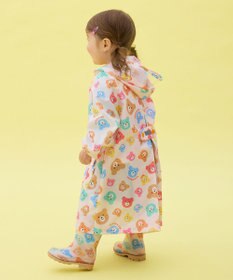 MIKI HOUSE HOT BISCUITS 【80-120cm】カラフルビーンズ 総柄レインコート