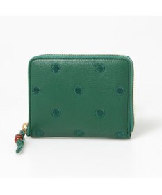UNBILLION ペルケ perche / ドット刺繍ラウンドパームフィットウォレット