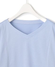 ICB 【洗える】 ブラウスライクジャージー ドルマンスリーブカットソー