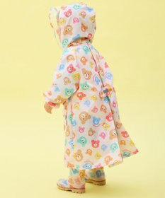 MIKI HOUSE HOT BISCUITS 【80-120cm】カラフルビーンズ 総柄レインコート