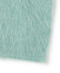 UNFILO L アルパカシャギー クルーネック プルオーバー