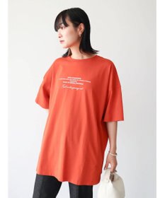 Green Parks バックフォトプリント半袖チュニック