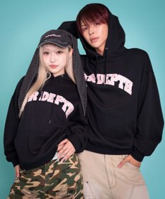 WEGO 【ユニセックス着用ITEM/MLサイズ展開】カレッジプルパーカー