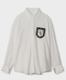 GRACE CONTINENTAL ダブルジョーゼットシャツ