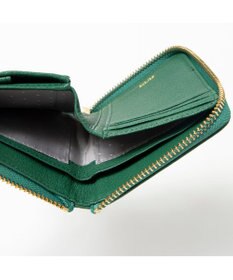 UNBILLION ペルケ perche / ドット刺繍ラウンドパームフィットウォレット