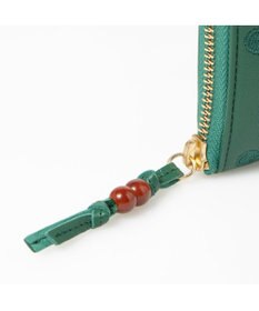 UNBILLION ペルケ perche / ドット刺繍ラウンドパームフィットウォレット