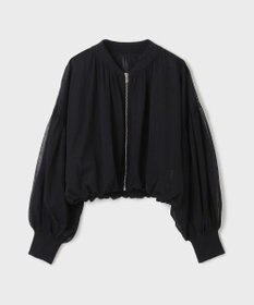 GRACE CONTINENTAL シアーニットバルーンジャケット