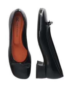 INTER-CHAUSSURES 【FABIO RUSCONI】オブリークトウリボンパンプス