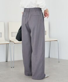 CRAFT STANDARD BOUTIQUE ストライプタックカーブパンツ