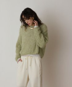 GRACE CONTINENTAL フィルムヤーンニットトップ