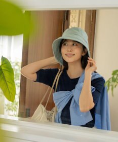 MOONBAT 【一級遮光/UVカット】UVラフィネハット（つばの広さノーマル）速乾/接触冷感/手洗いOK/サイズ調整可能/抗菌防臭加工