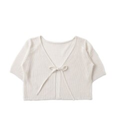 WEGO 【２点セット】半袖メッシュアンサンブルカーデ