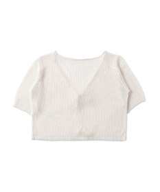 WEGO 【２点セット】半袖メッシュアンサンブルカーデ