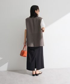 Green Parks メッシュフレンチスリーブジレ