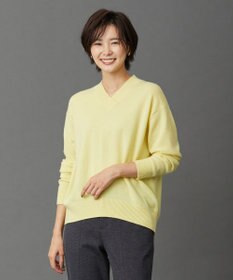J.PRESS LADIES L 【洗える・WEB限定カラーあり】CASHMERE BLEND Vネック ニット