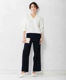 ICB 【洗える】Vi/Peブッチャー タックワイドパンツ