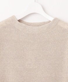 J.PRESS LADIES 【洗える】LINEN COTTON ニット ベスト