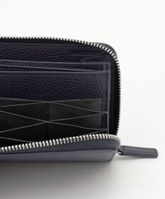 J.PRESS MEN 【MORPHO×J.PRESS】バックブル ハニーセル長財布(Ｌ字ラウンドファスナー)