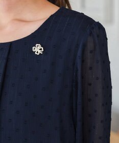 Tiaclasse L 【洗える】シフォンドレープワンピース