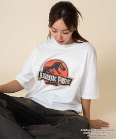 WEGO 【ユニセックス着用ITEM/SMLサイズ展開】JURASSIC　PARKグラフィックT（S）