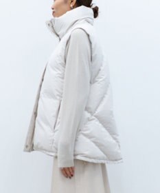 KWD 【日本製/高品質ダウン】STAND COLLAR DOWN VEST ダウンベスト