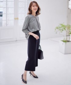 ANY SIS 【洗える】チェーンポイント ワイドパンツ