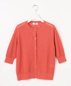 J.PRESS LADIES Vis/Peスパーク クルーネック カーディガン