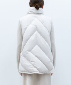 KWD 【日本製/高品質ダウン】STAND COLLAR DOWN VEST ダウンベスト