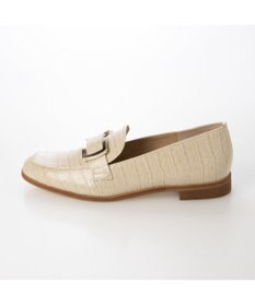 MODE ET JACOMO <carino>【レイン対応】バックルソフトスクエアトゥローファー