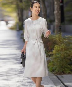 J.PRESS LADIES S 【セットアップ対応・洗える・UVケア・速乾】 OXIJEWELストレッチ ワンピース