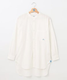 SHARE PARK LADIES 【UVカット・撥水・ストレッチ】イージーデニムノーカラーシャツ