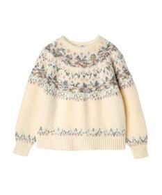 earth music&ecology スラブヤーンノルディックプルオーバー