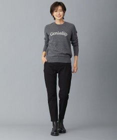 J.PRESS LADIES 【洗える】CASHMERE BLEND ロゴ ニット