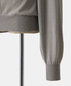 TOQUE 〈大草直子さんアドバイザー〉ウォッシャブルシルク×コットン ニットロングスリーブ