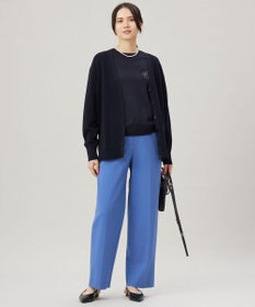 自由区 S 【カタログ掲載・洗える】エンブレムニット カーディガン