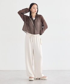 earth music&ecology 【WEB限定】シアーショートシャツ
