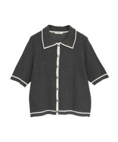 earth music&ecology 【予約】リブニットカーディガン