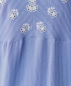 Tiaclasse 【洗える】スカラップレースチュニックブラウス