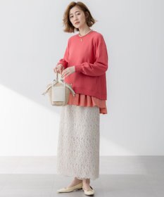 23区 【WEB&一部店舗限定カラーあり/Oggi2月号掲載】カラー スウェット