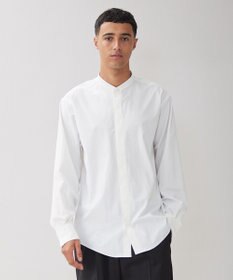 UNFILO MENS コンフォート バンドカラーシャツ  [24年秋冬商品]