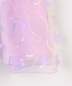 ANY KIDS フラワーチュール ドッキングワンピース