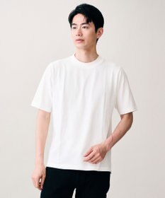 JOSEPH ABBOUD 【オリジナルジャージ生地/サラリ清涼/上質感】コンパクトブロックリンクス ドレス Ｔシャツ