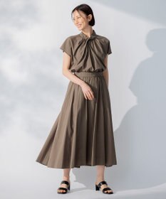 自由区 L 【洗える】ストレッチタイプライター ブラウス