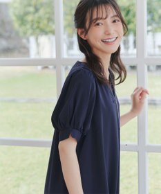 Tiaclasse 【洗える・XSサイズ】裾切替マーメイドフレアワンピース