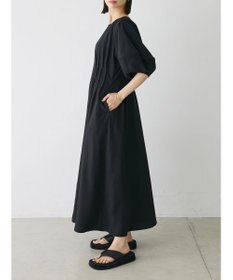 Green Parks ボリューム袖ロングワンピース